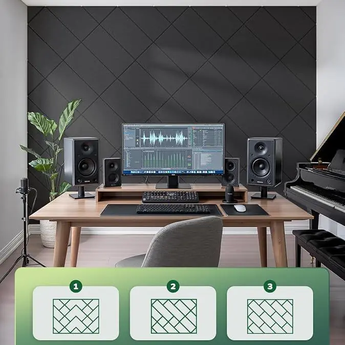 3D diamond self-adhesive soundproof cotton - 图片 5