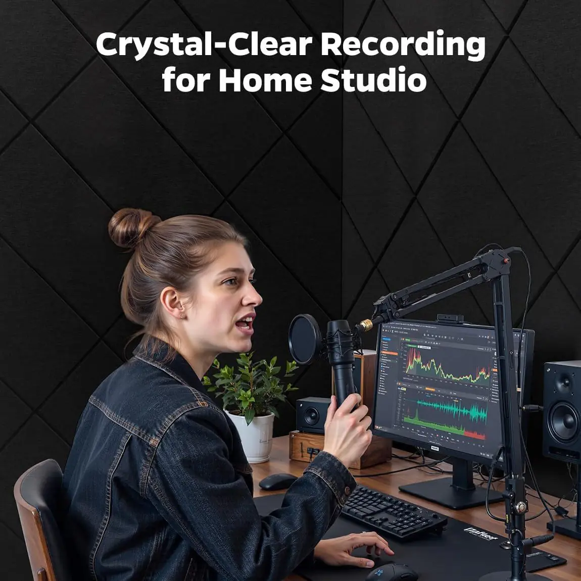 3D diamond self-adhesive soundproof cotton - 图片 2