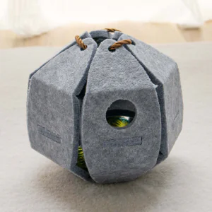 Budget-friendly Acoustic Felt Panel Cat Bed – Cozy Durable Cat Cave House, Popular Pet Bed for Cats & Kittens Pet Supplies - 图片 2