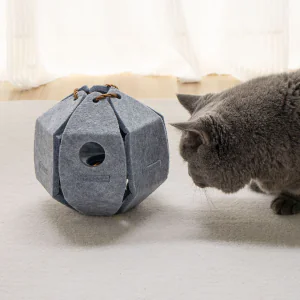 Budget-friendly Acoustic Felt Panel Cat Bed – Cozy Durable Cat Cave House, Popular Pet Bed for Cats & Kittens Pet Supplies - 图片 3