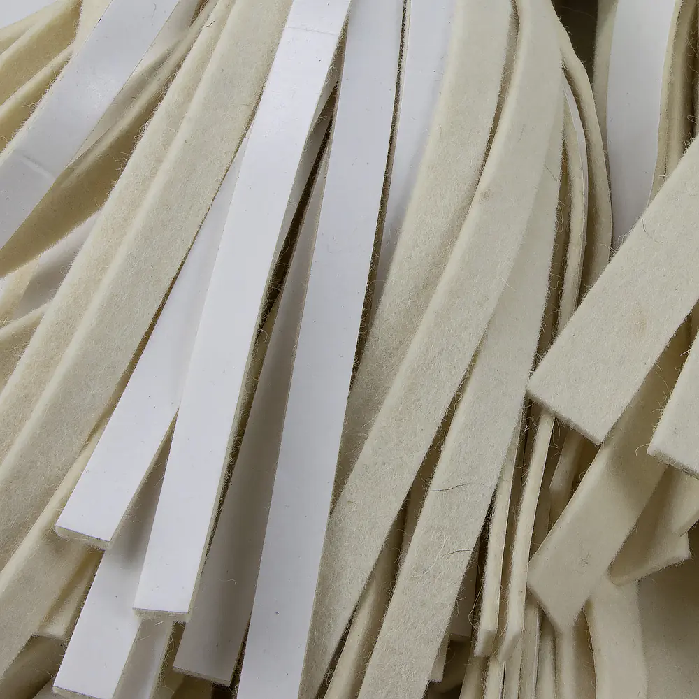 Industrial Needle Punch Wool Felt Oil Absorbent Absorption Sealing Felt Belt Ribbon Belt Filter Belt for Pressing Dehydration - 图片 2